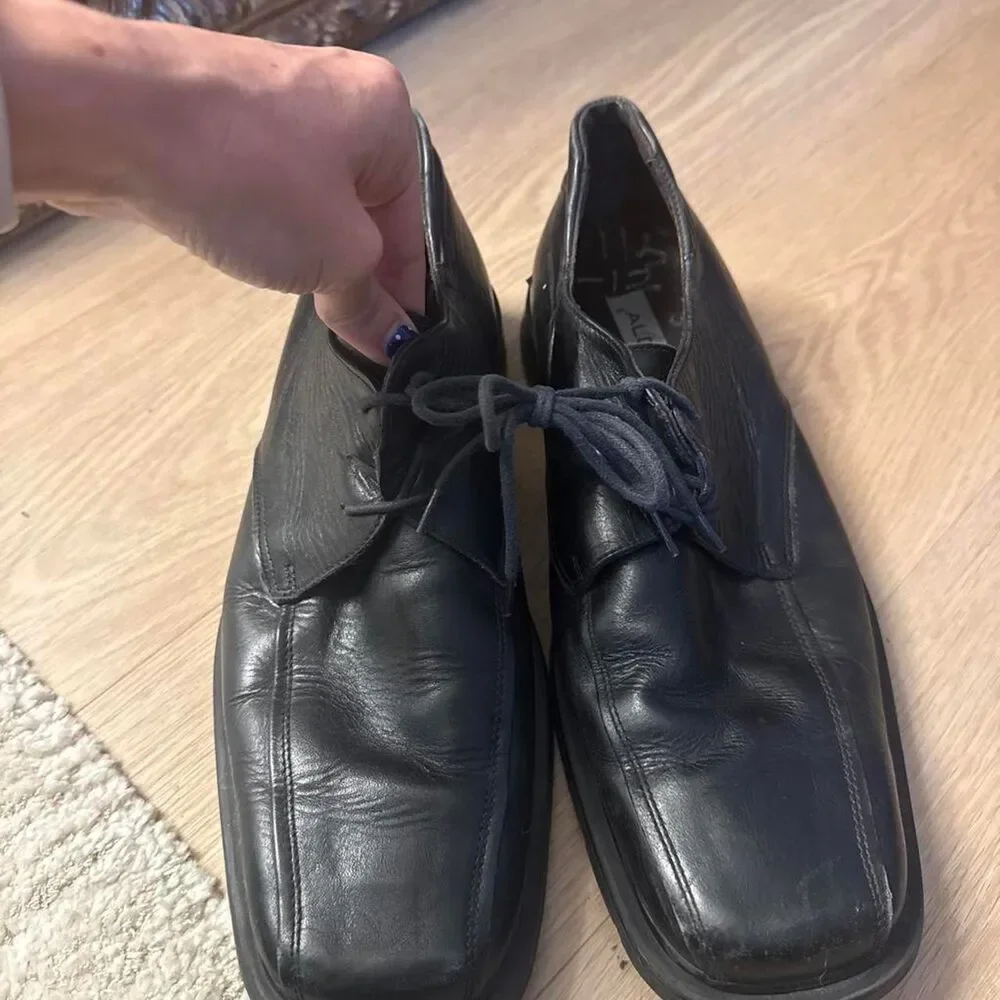 Aldo black leather